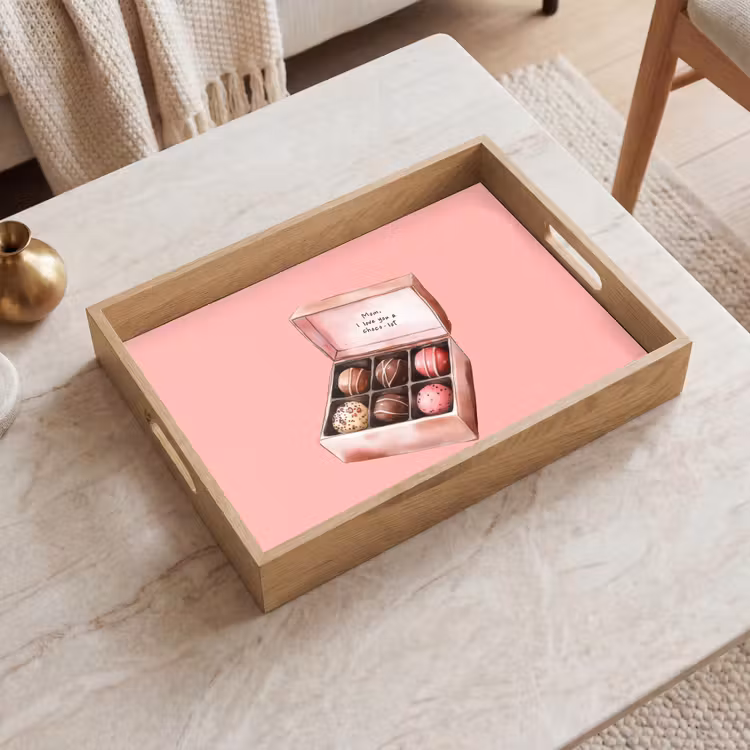 Plateau - Boîte - Bonbons - Aimer - Texte — 2