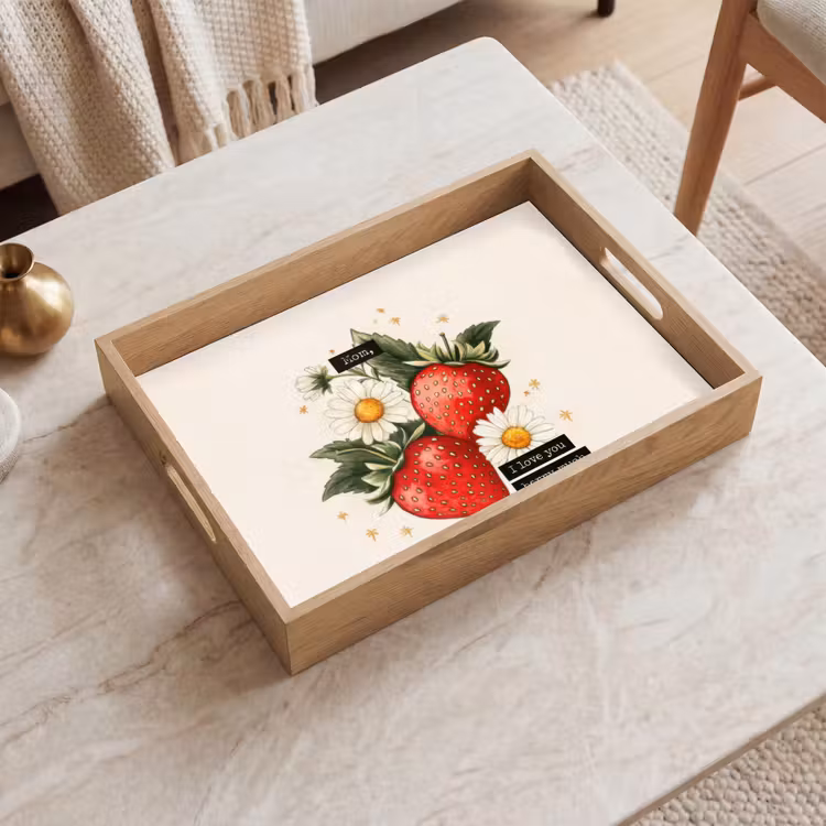 Plateau - Fraises - Marguerites - Citation - Étoiles — 2