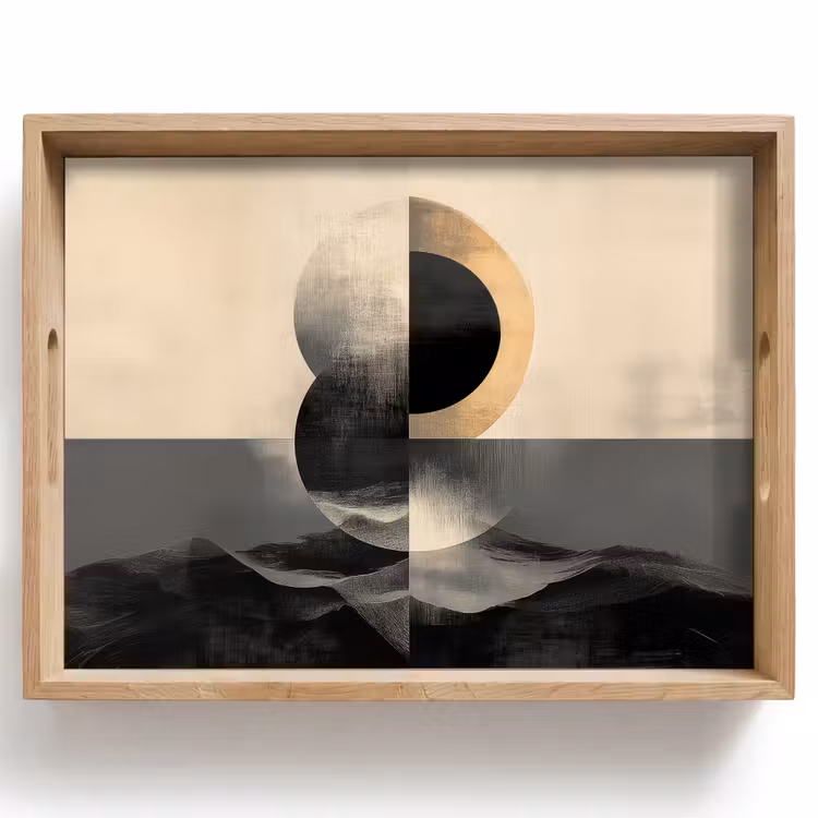 Plateau - Cercles - Ombre - Abstrait — 1