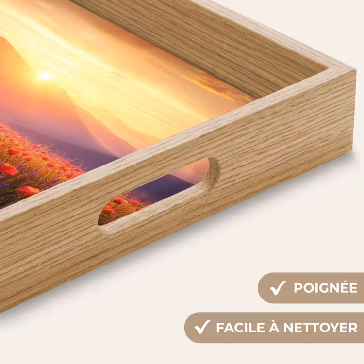 Plateau - Paysage - Coucher de soleil - Champ de fleurs — 8