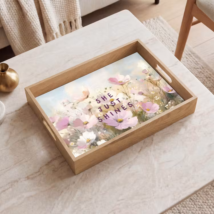 Plateau - Citation - Fleurs - Pittoresque — 2