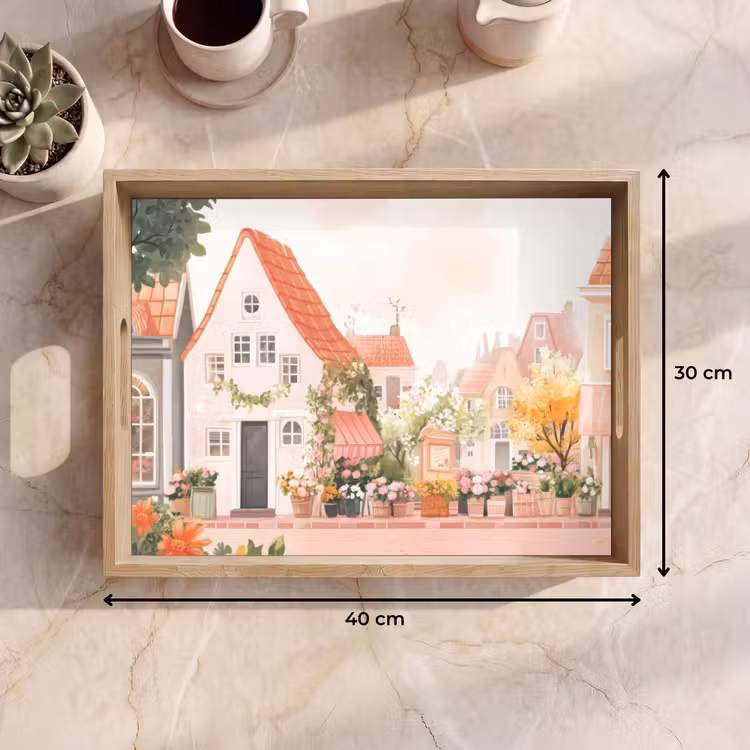 Plateau - Fleurs - Maisons - Village — 7