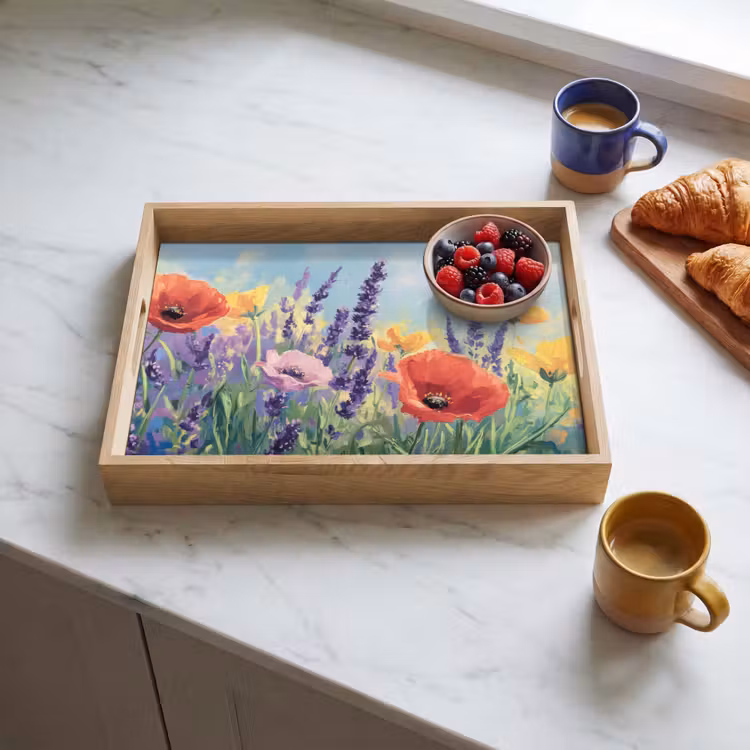 Plateau - Prairie - Fleurs - Coloré — 3