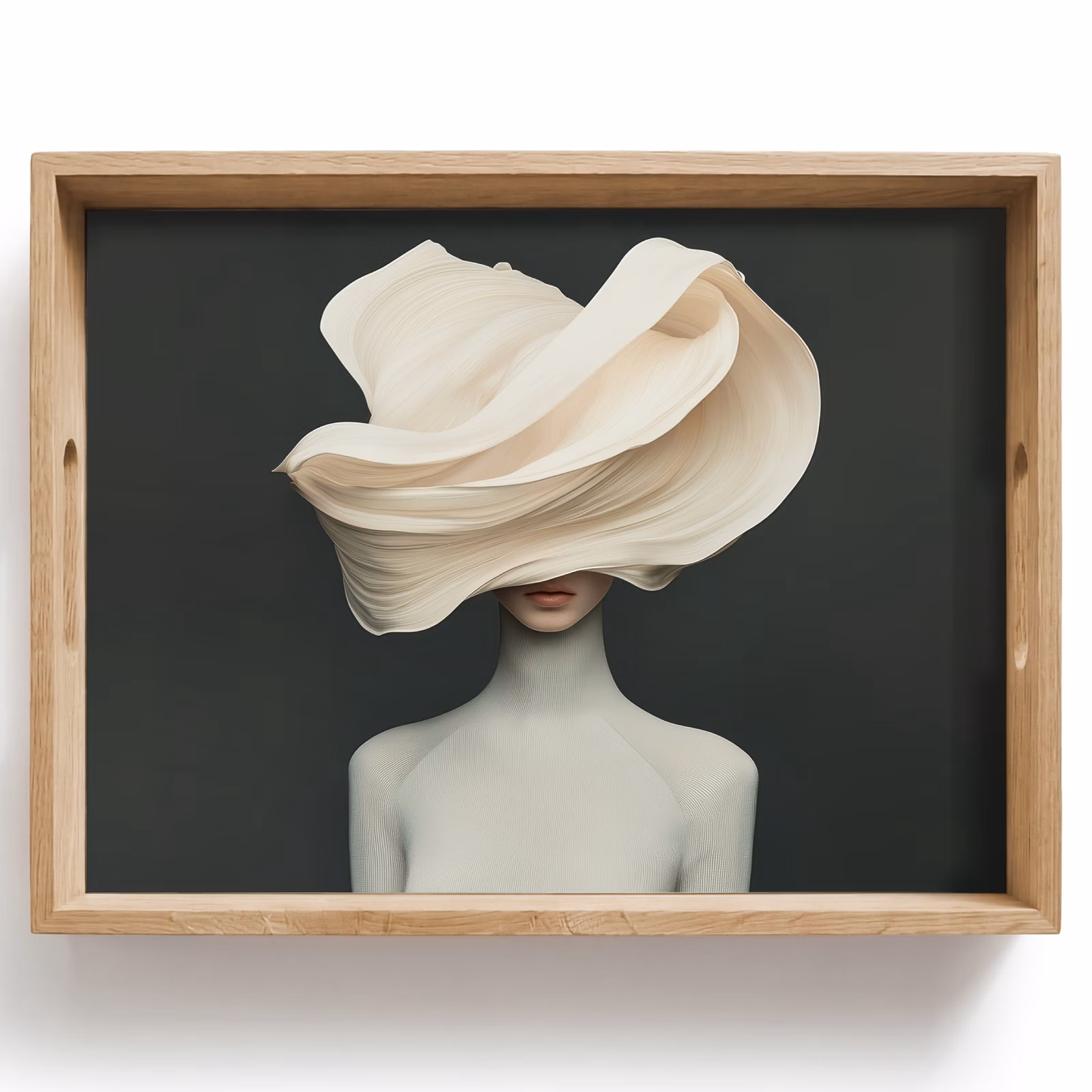 Plateau - Femme - Beige - chapeau — 1