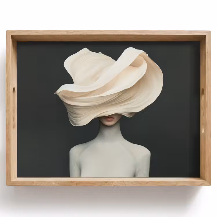 Plateau - Femme - Beige - chapeau — 1