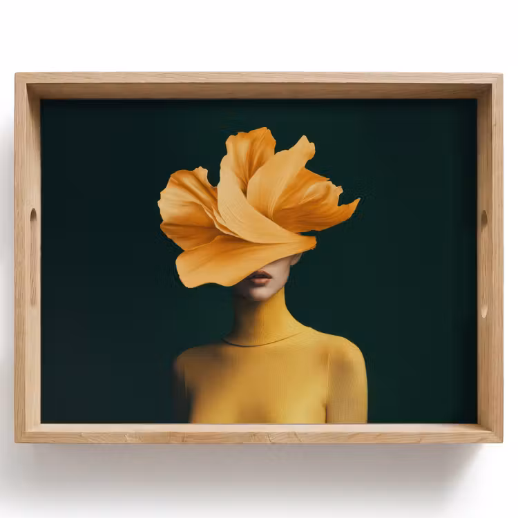 Plateau - Femme - Chapeau - Jaune — 1