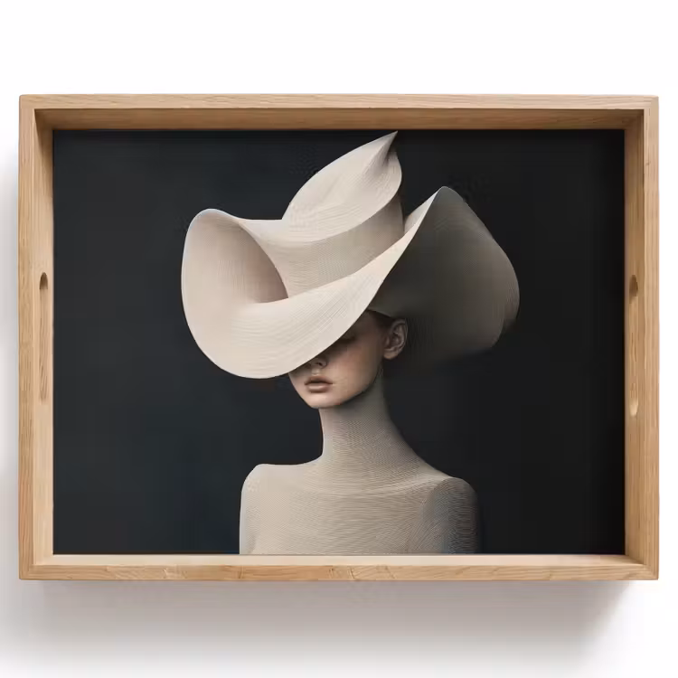 Plateau - Femme - Ondulée - Chapeau — 1