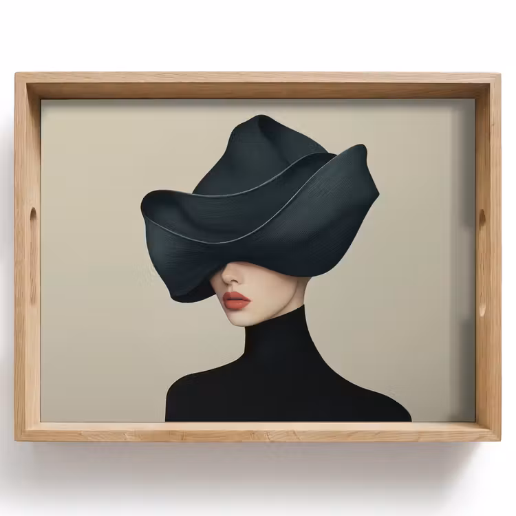 Plateau - Femme - Vert - Chapeau — 1