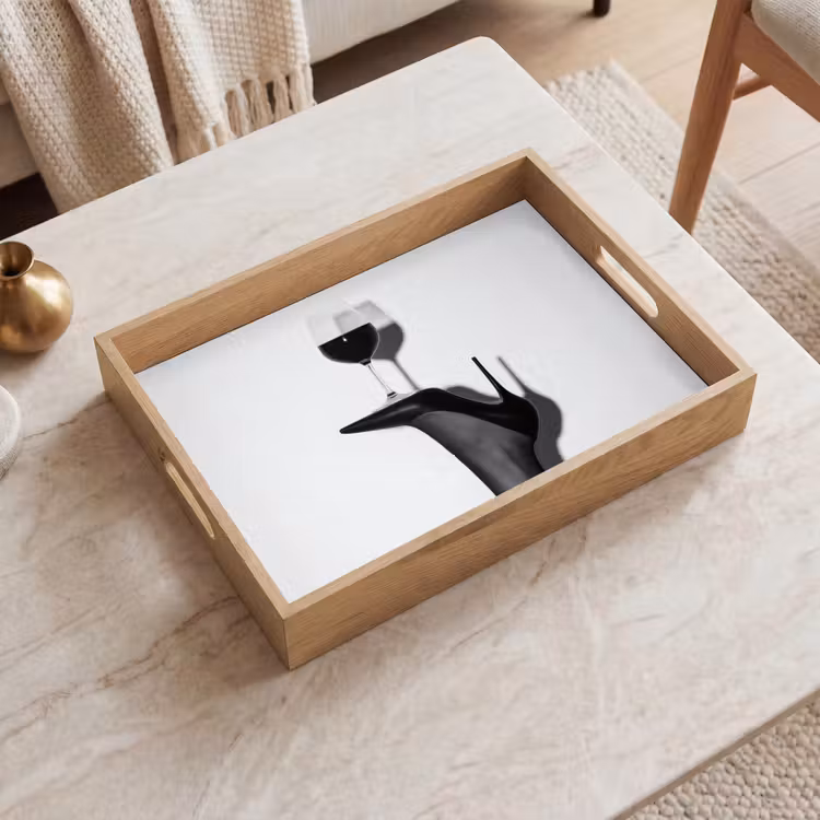 Plateau - Talon - Vin - Minimaliste - Noir — 2
