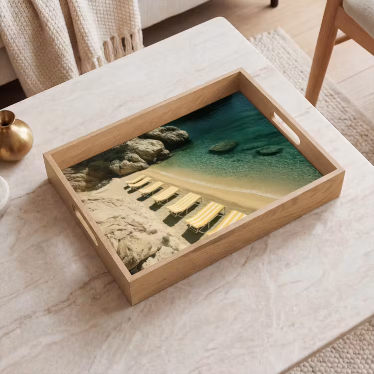 Plateau - Lits de plage - Mer - Pierres - Baie — 2