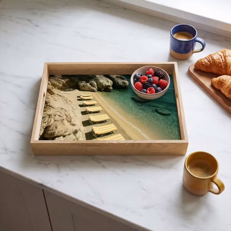 Plateau - Lits de plage - Mer - Pierres - Baie — 3