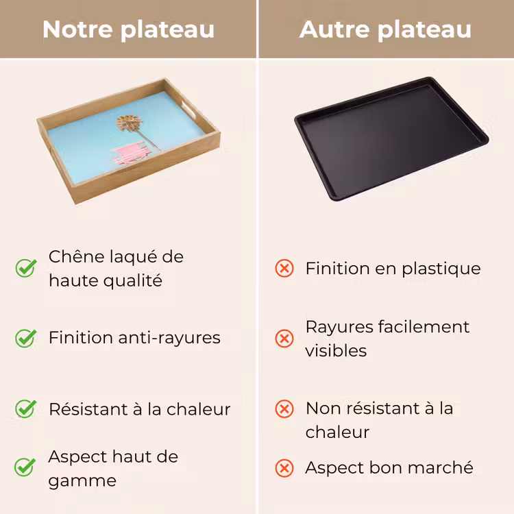 Plateau - Palmier - Maison de plage - Rose — 9