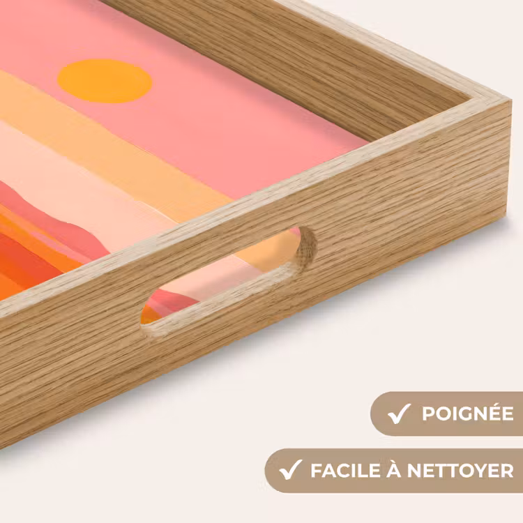Plateau - Soleil - Abstrait - Paysage - Orange — 8