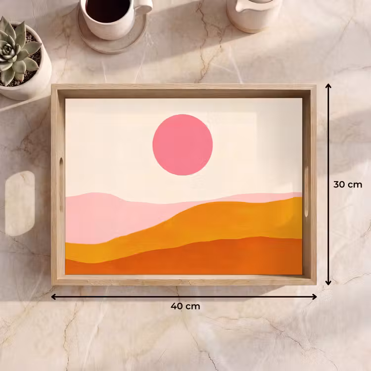 Plateau - Soleil - Collines - Abstrait - Rose — 7