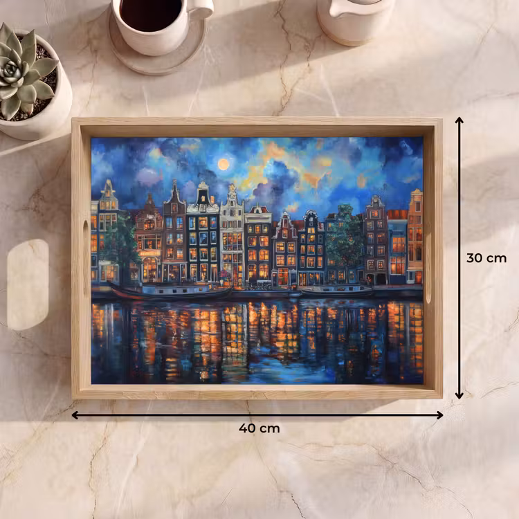 Plateau - Canaux Amsterdam - Maisons - Ville - Colorée — 7