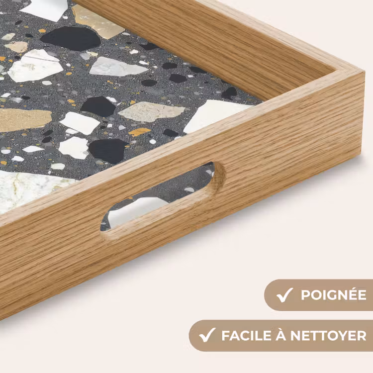 Plateau - Terrazzo - Décoration - Pierres — 8