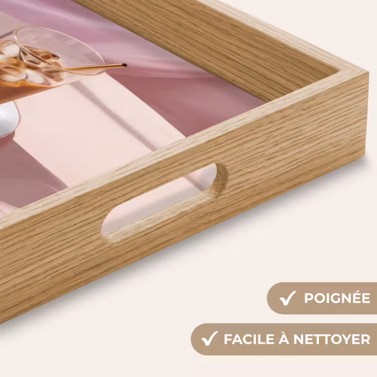 Plateau - Café glacé - Lunettes de soleil - Or — 8