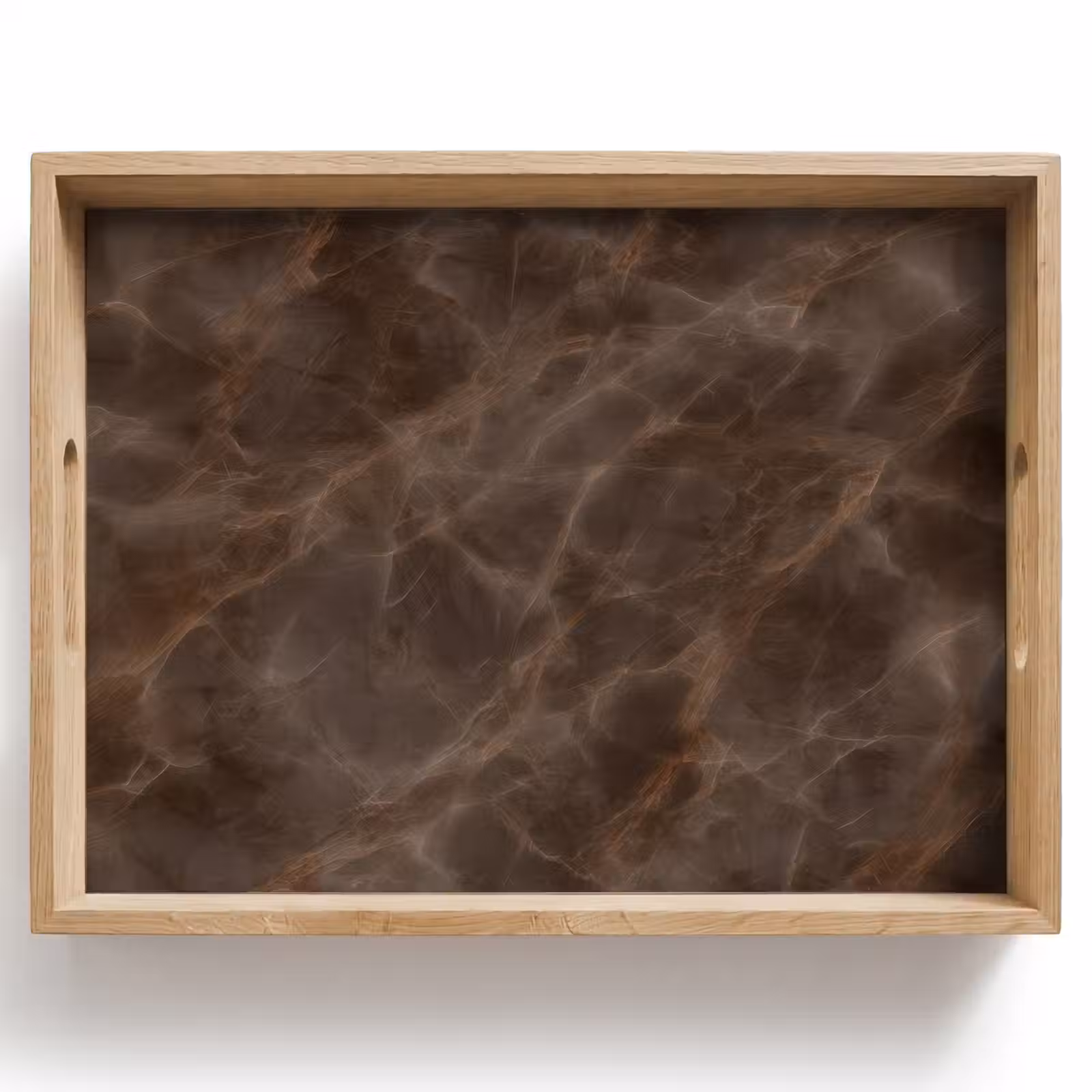 Plateau - Marbre brun - Organic - Pierre naturelle — 1
