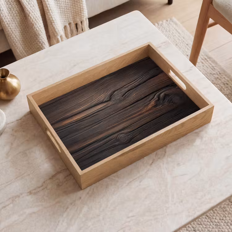 Plateau - Bois - Grain fantaisiste — 2