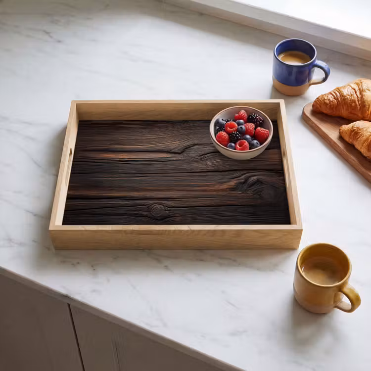 Plateau - Bois - Grain fantaisiste — 3