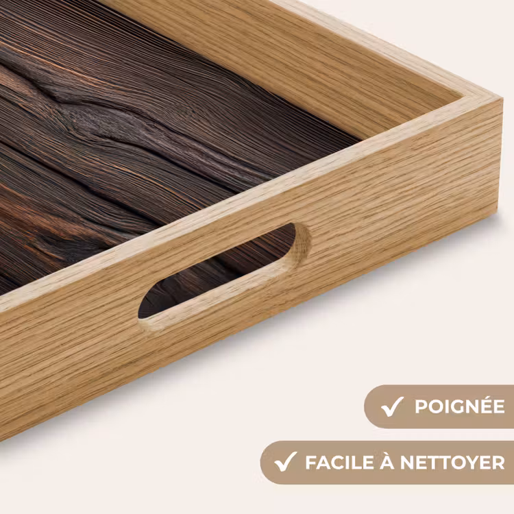 Plateau - Bois - Grain fantaisiste — 8