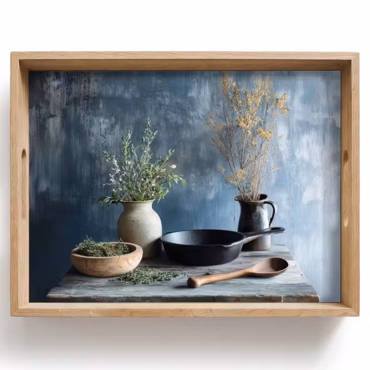 Plateau - Poêle - Herbes - Pittoresque — 1