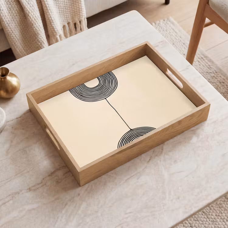 Plateau - Arcs géométriques - Minimaliste - Symétrique — 2