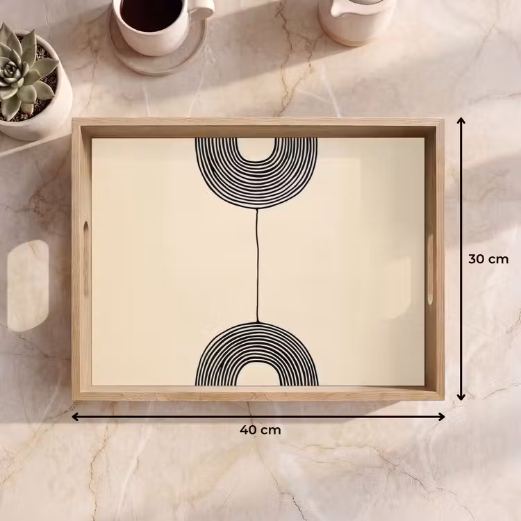 Plateau - Arcs géométriques - Minimaliste - Symétrique — 7
