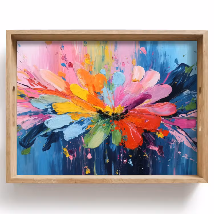 Plateau - Éclat de couleurs - Ambiance expressive - Fleur — 1