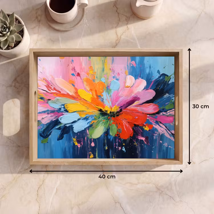 Plateau - Éclat de couleurs - Ambiance expressive - Fleur — 7