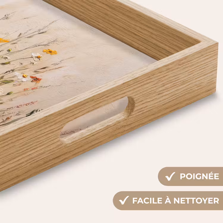Plateau - Fleurs sauvages - Coups de pinceau - Reposant — 8