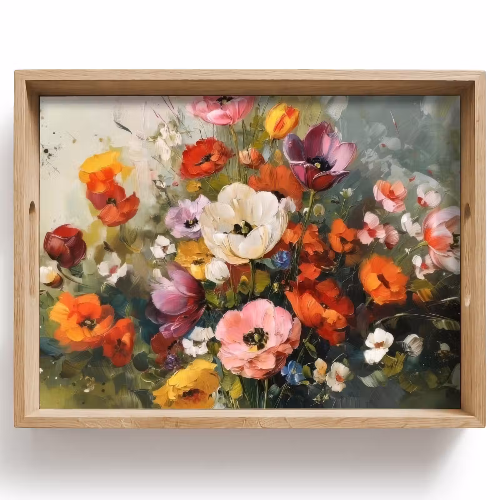 Plateau - Bouquet joyeux - Dynamique - Subtiles touches de couleur — 1