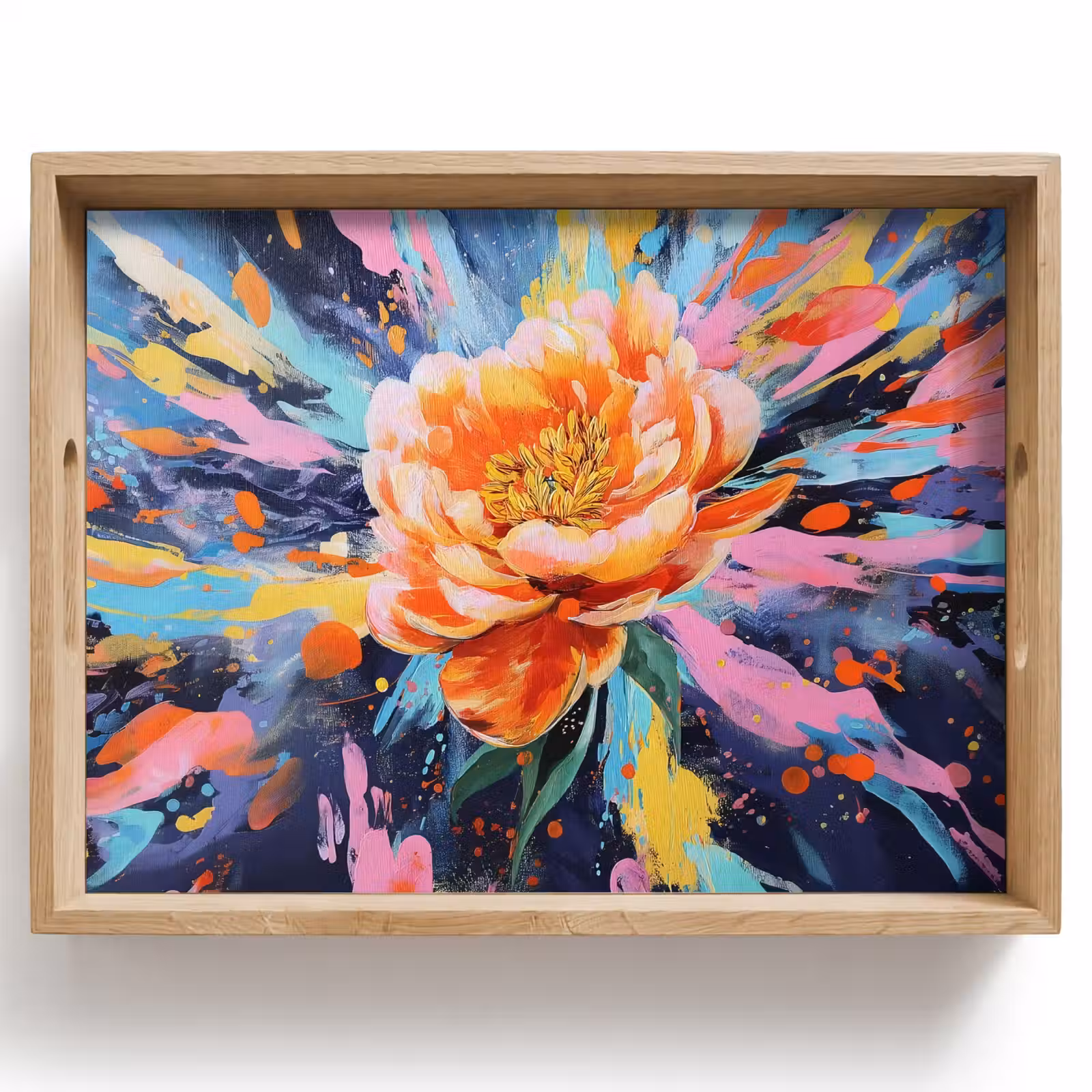 Plateau - Explosion de fleurs - Éclaboussures lumineuses - Dynamique — 1