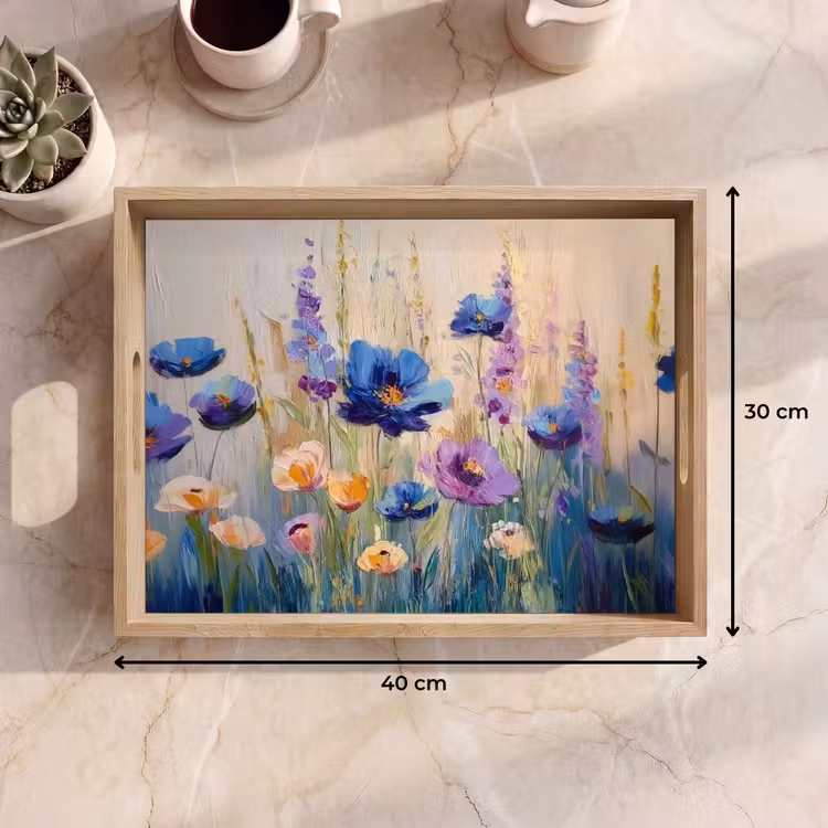 Plateau - Étés - Fleurs sauvages - Coups de pinceau — 7