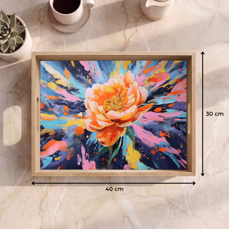 Plateau - Explosion de fleurs - Éclaboussures lumineuses - Dynamique — 7