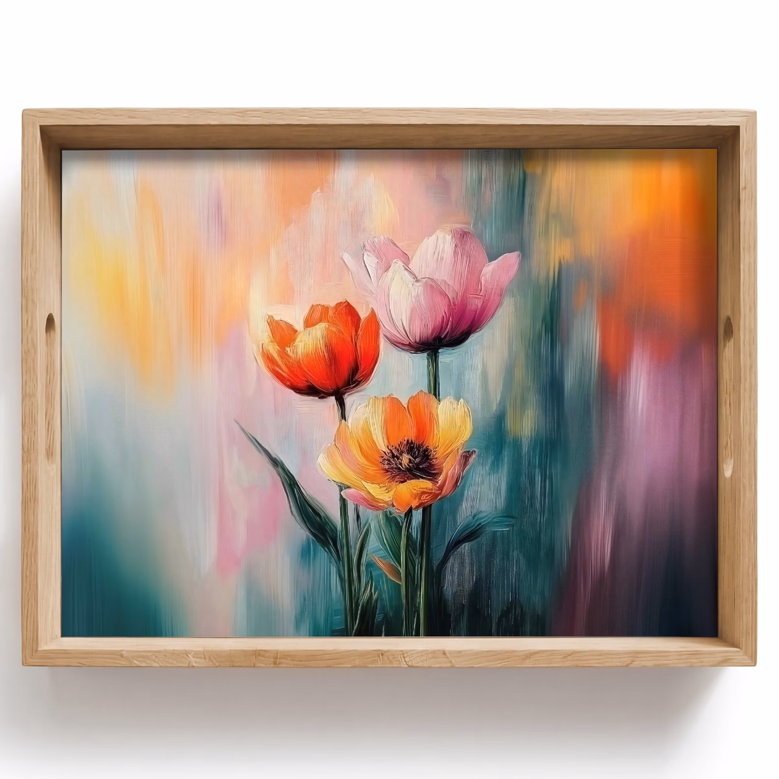 Plateau - Rêveuse - Florale - Détails raffinés — 1