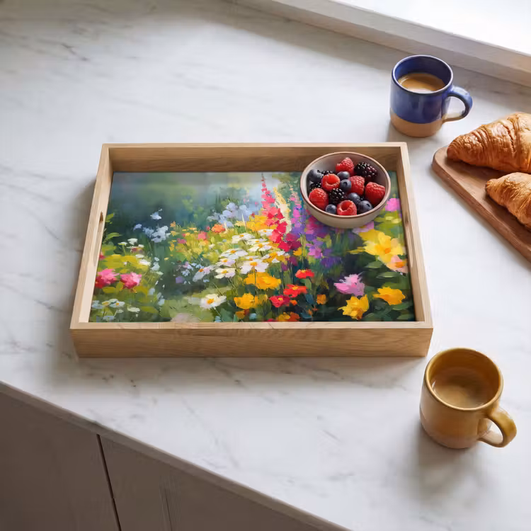 Plateau - Jardin d'été - Atmosphérique - Fleurs — 3