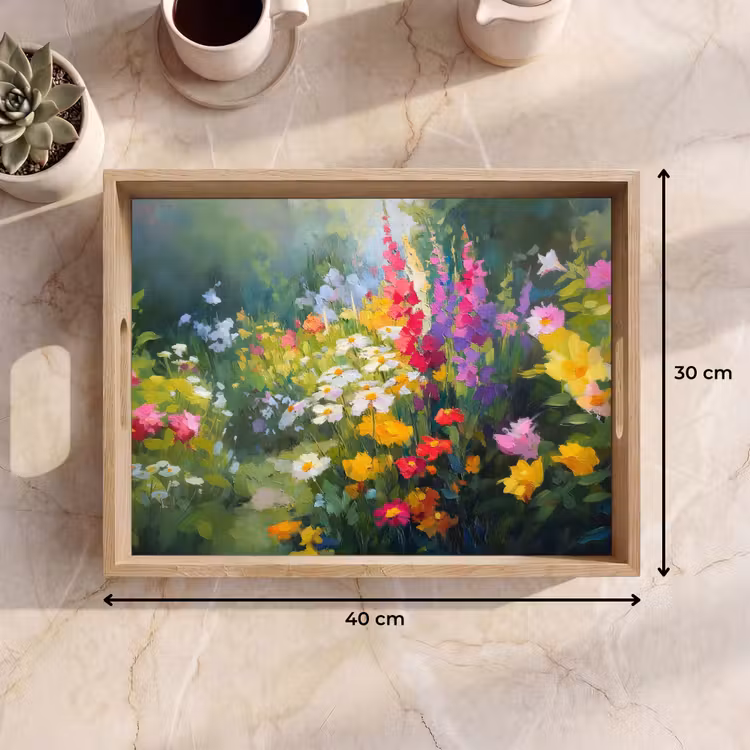 Plateau - Jardin d'été - Atmosphérique - Fleurs — 7