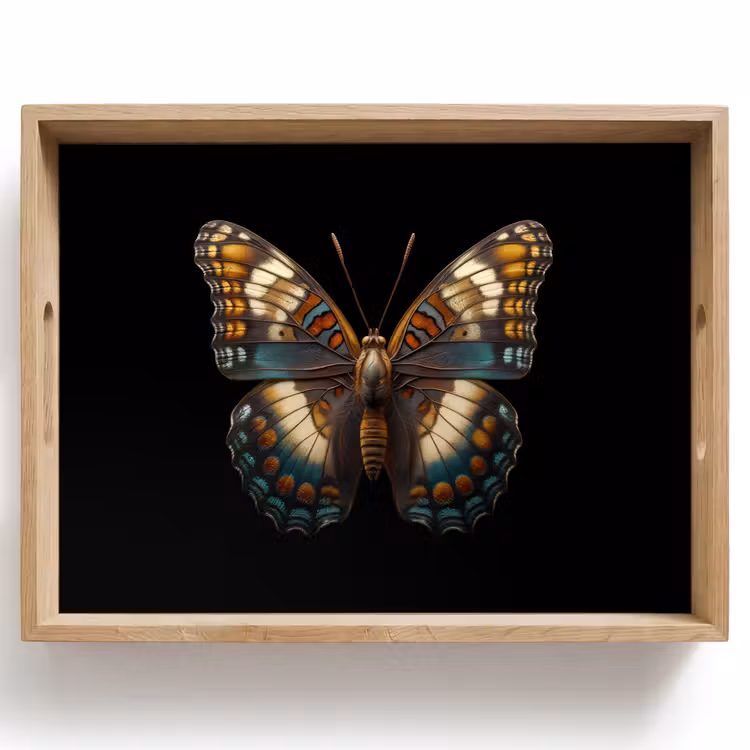 Plateau - Papillon - Coloré - Mosaïque — 1