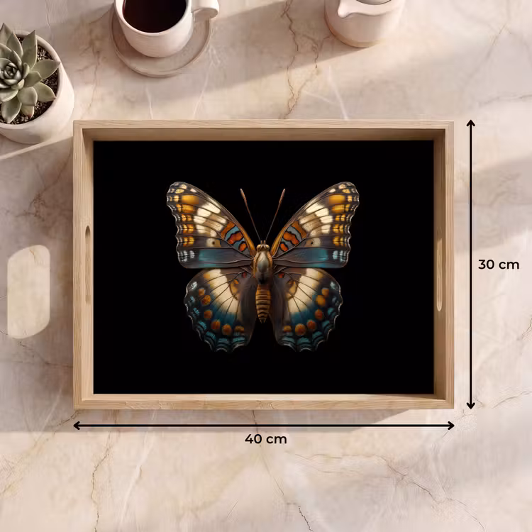 Plateau - Papillon - Coloré - Mosaïque — 7