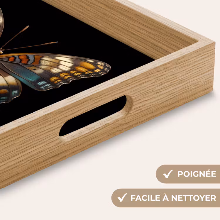 Plateau - Papillon - Coloré - Mosaïque — 8