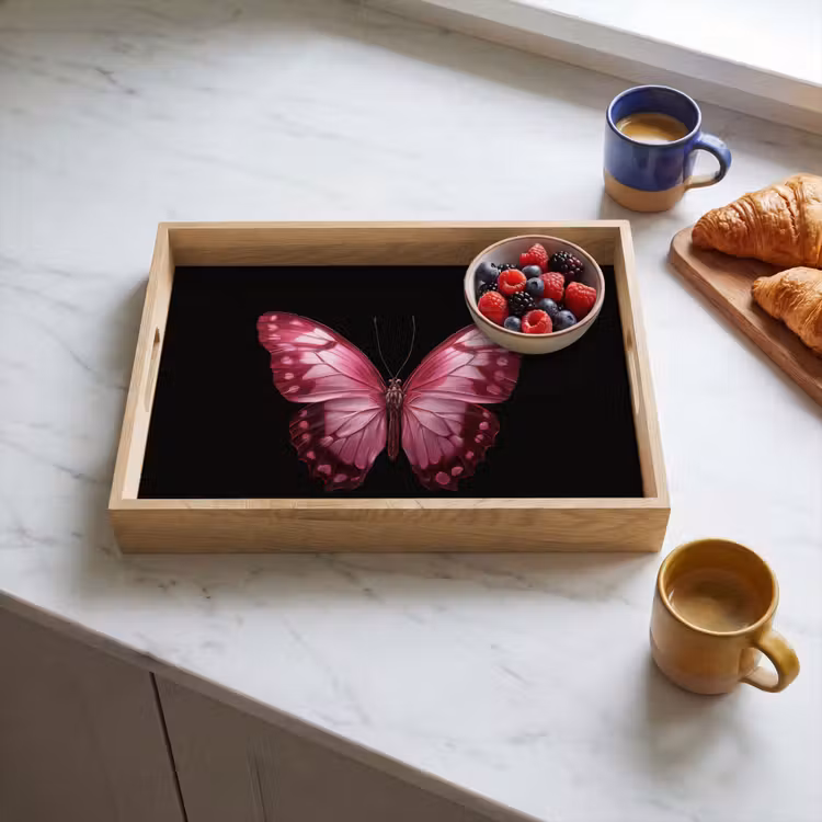 Plateau - Papillon - Fuchsia - Graphic — 3