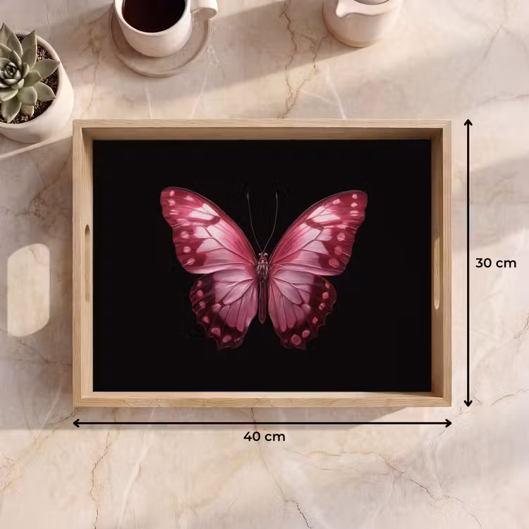 Plateau - Papillon - Fuchsia - Graphic — 7