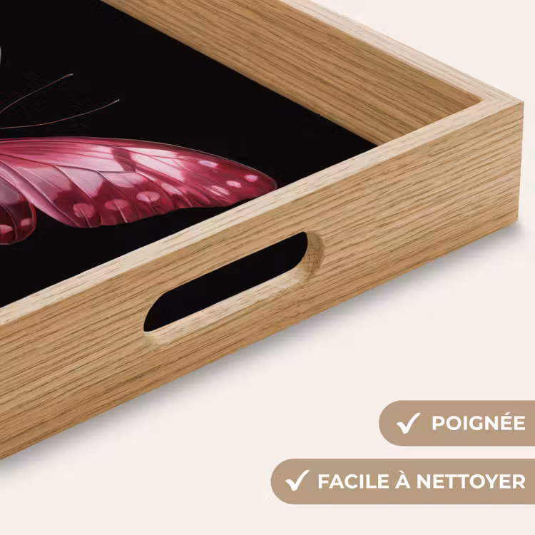 Plateau - Papillon - Fuchsia - Graphic — 8