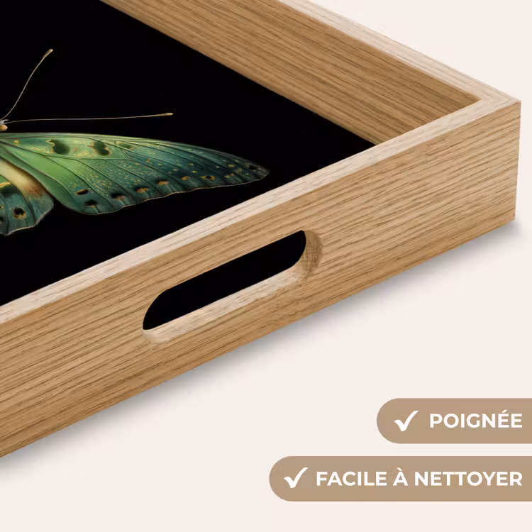Plateau - Papillon - Vert - Profondeur — 8