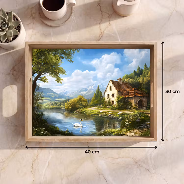 Plateau - Cygne - Arbres - Repos — 7