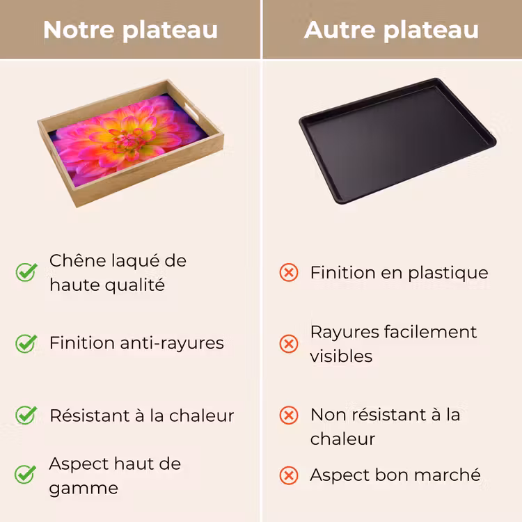 Plateau - Rose - Dahlia - Coloré — 9