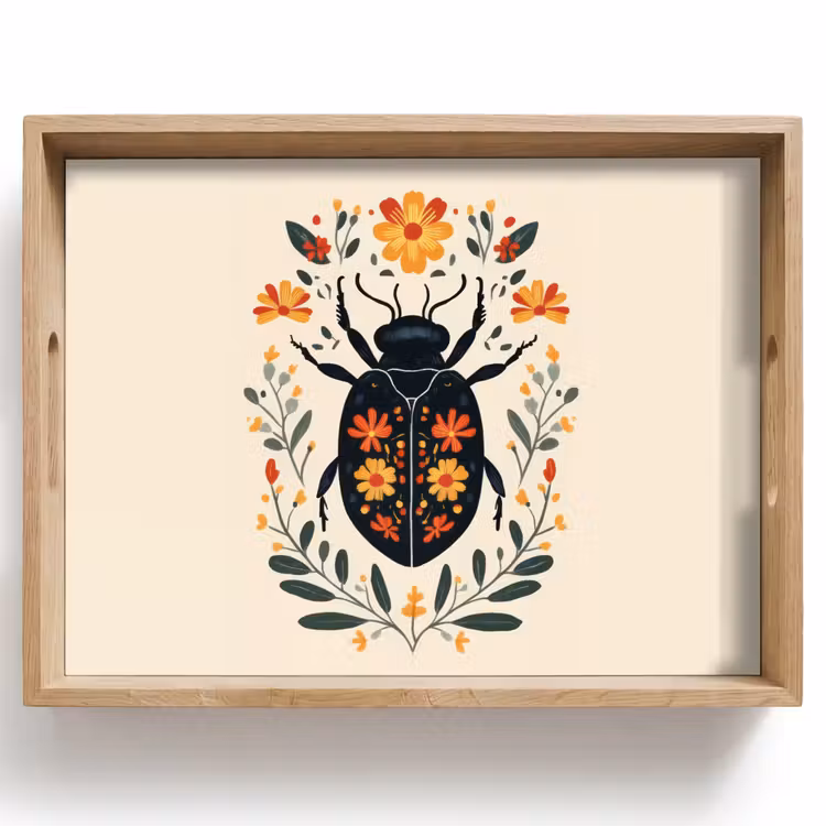 Plateau - Fleurs - Orange - Plantes - Ornementales — 1