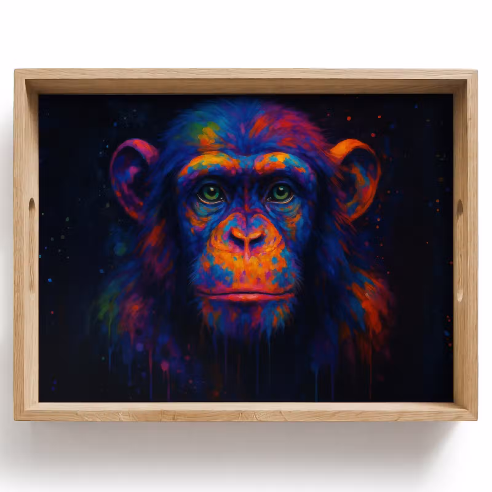 Plateau - Coloré - Singe - Abstrait — 1