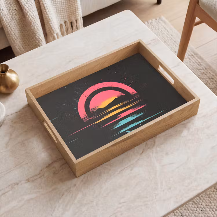 Plateau - Cercle - Abstrait - Rose — 2